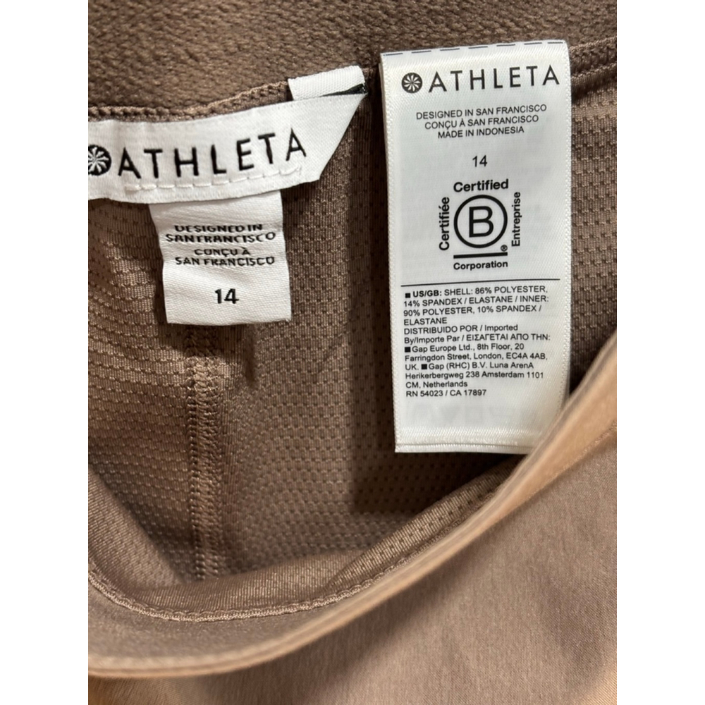 Athleta Brooklyn Heights High Rise Skort Taupe Brown, Size 14 - Picture 7 of 7